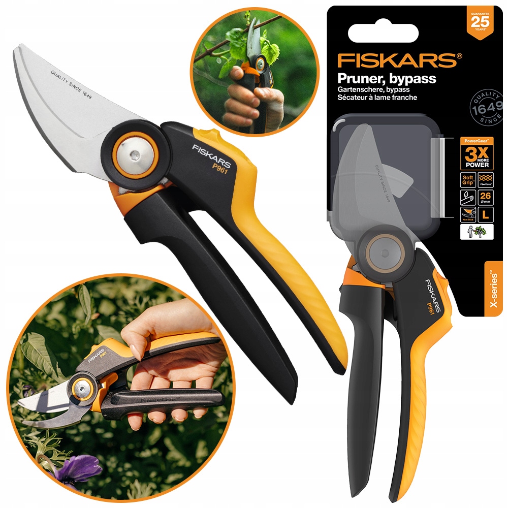 Fiskars P961 X-series nožnicové nožnice L 26 mm